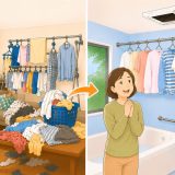 浴室乾燥機で洗濯物は本当に乾く？部屋干しとの比較を解説します