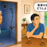 高齢の親に浴室暖房機をすすめる理由。屋内の温度差を見直す考え方
