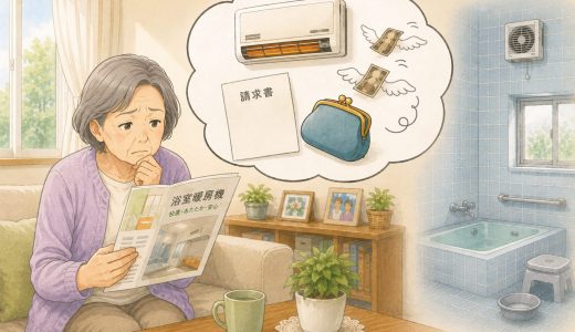 浴室乾燥暖房機は毎日使うと電気代が高い？節電機能付きの機種もある…ということについて