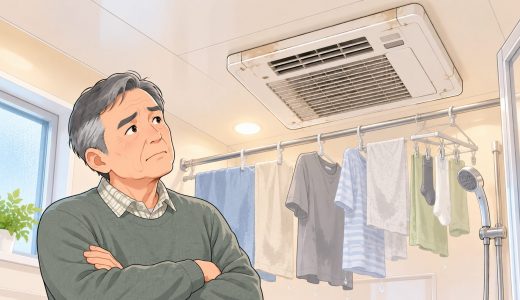 浴室乾燥暖房機で洗濯物が乾かない原因と見直すポイント